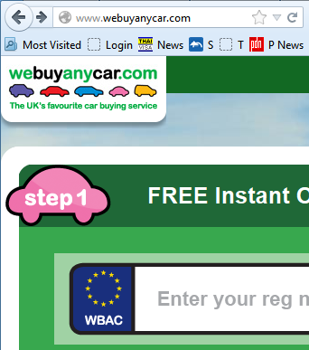 We Buy Any Car Website Logo